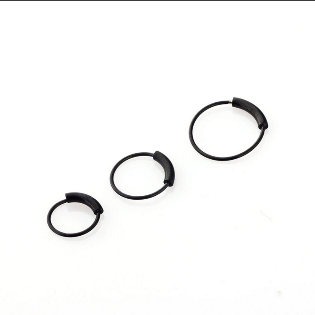 3 Nose Ring Hoops
